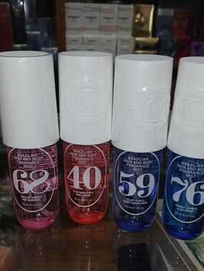 X4 Brazilian Hair & Body Fragrance Mist - Pink (62)